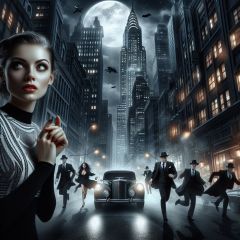 The City Shrouded in Darkness From The Gloomy Neighborhood